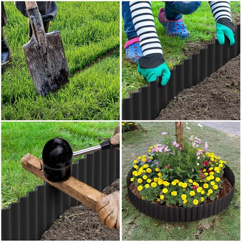 corrugated landscape edging|More.